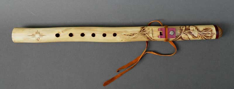 Yellow Jasimine Sumac Branch Flute