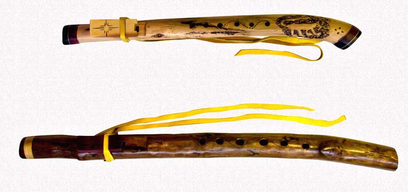 Holly Walking Stick Flute