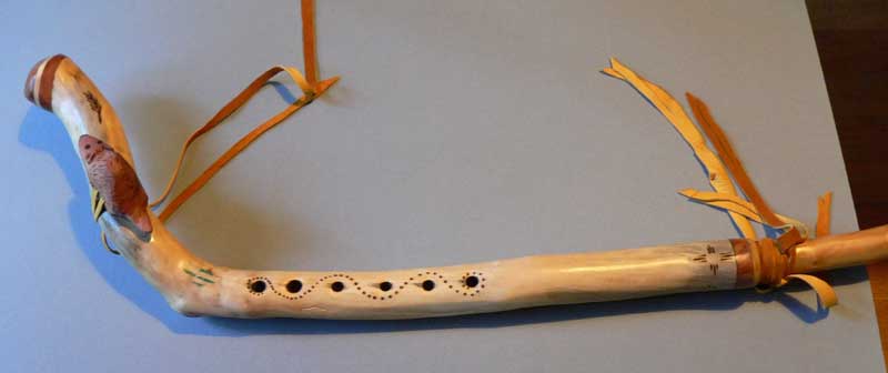 Holly Walking Stick Flute