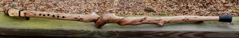 Oak Walking Stick Flute